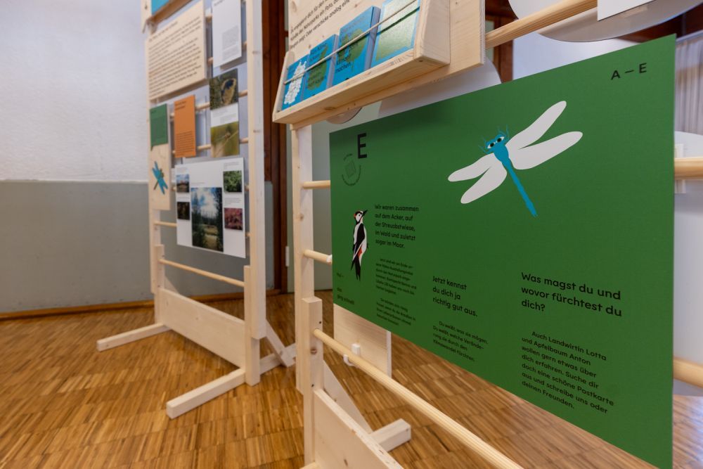 Infotafel mit Kindergeschichte