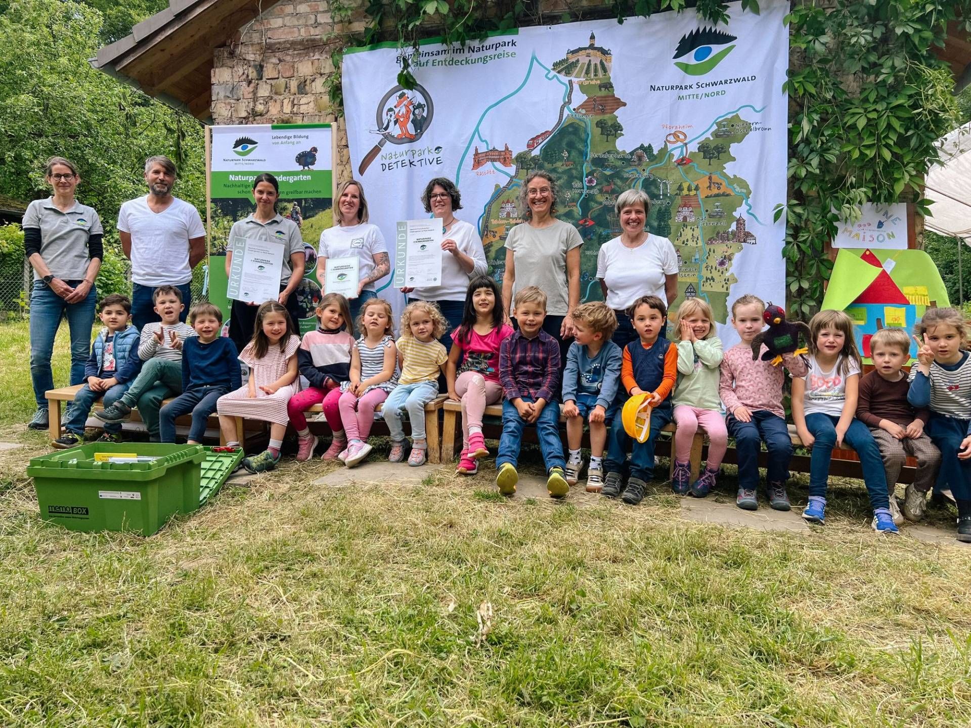 Deutsch-französischer Naturkindergarten Le Petit Renard in Baden-Baden (Mai 2025), Foto: Gundi Woll