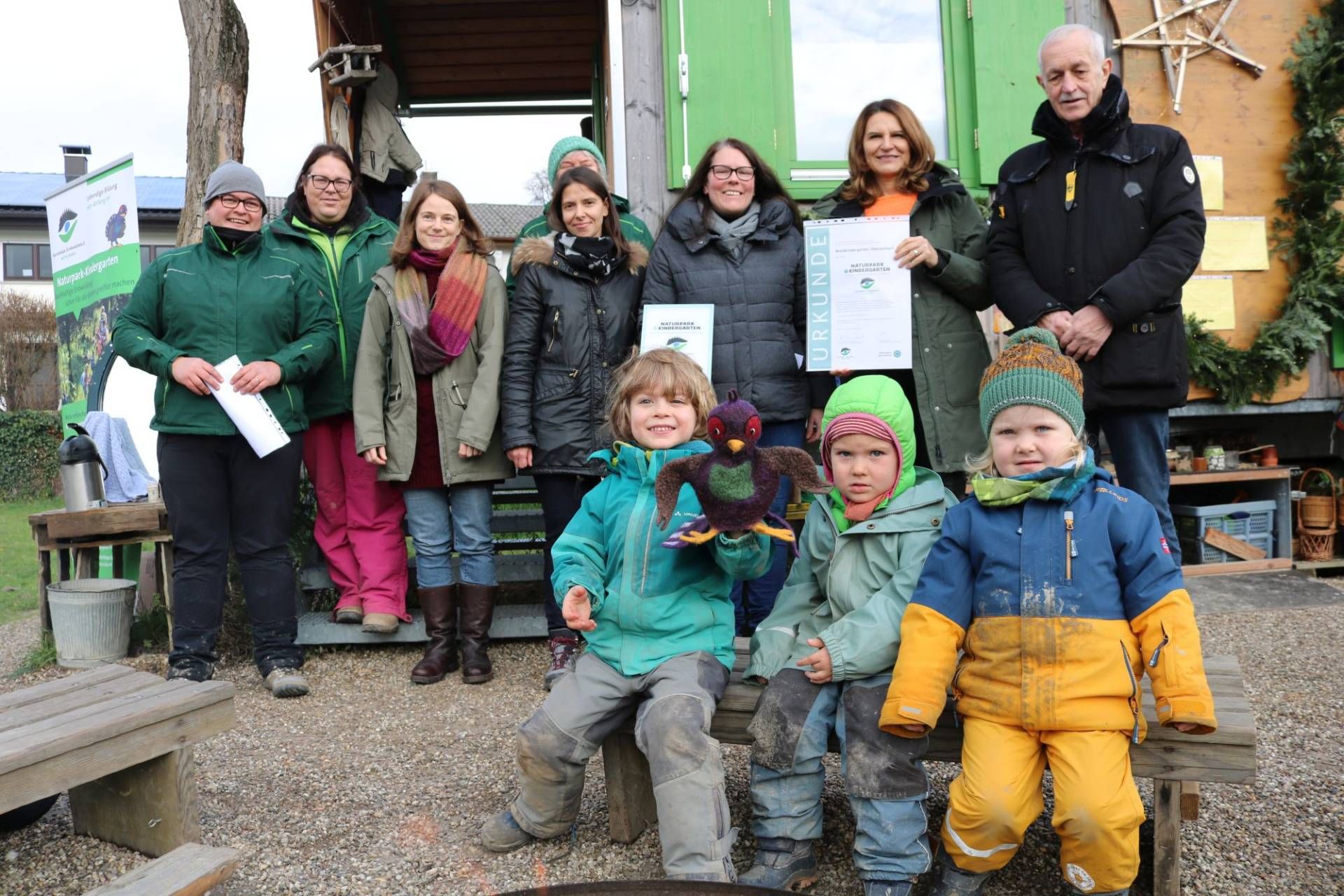 Waldkindergarten Obersasbach im Ortenaukreis (Auszeichnung Dezember 2023); Foto: Gundi Woll