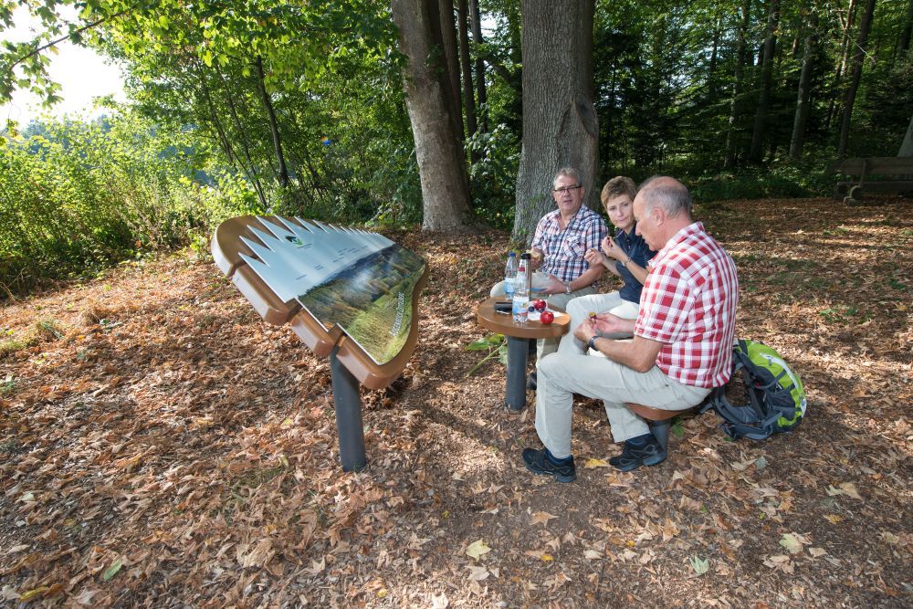 Pause mit Vesper beim Naturpark-AugenBlick