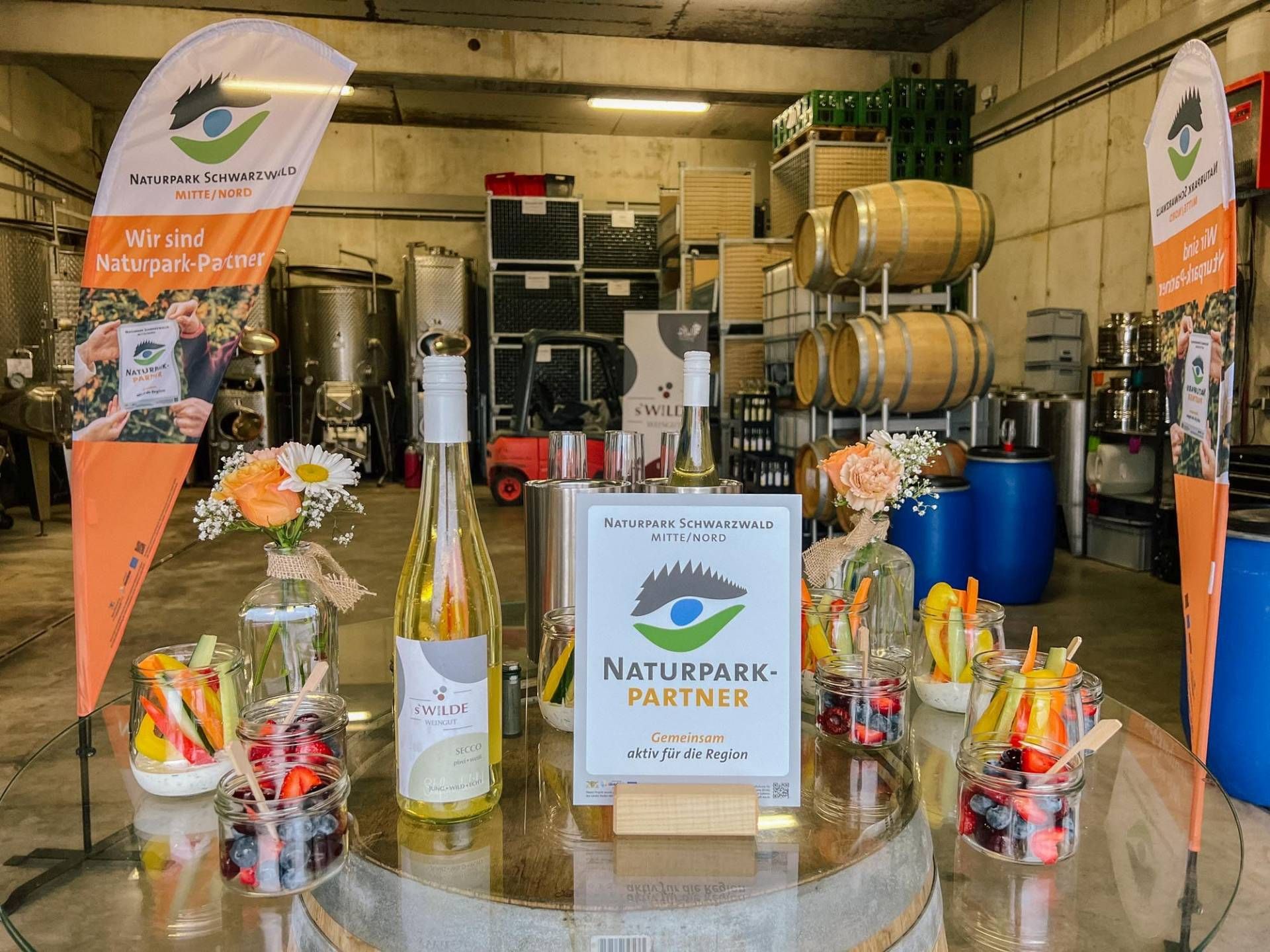 Naturpark-Partner-Plakette, Foto: Gundi Woll