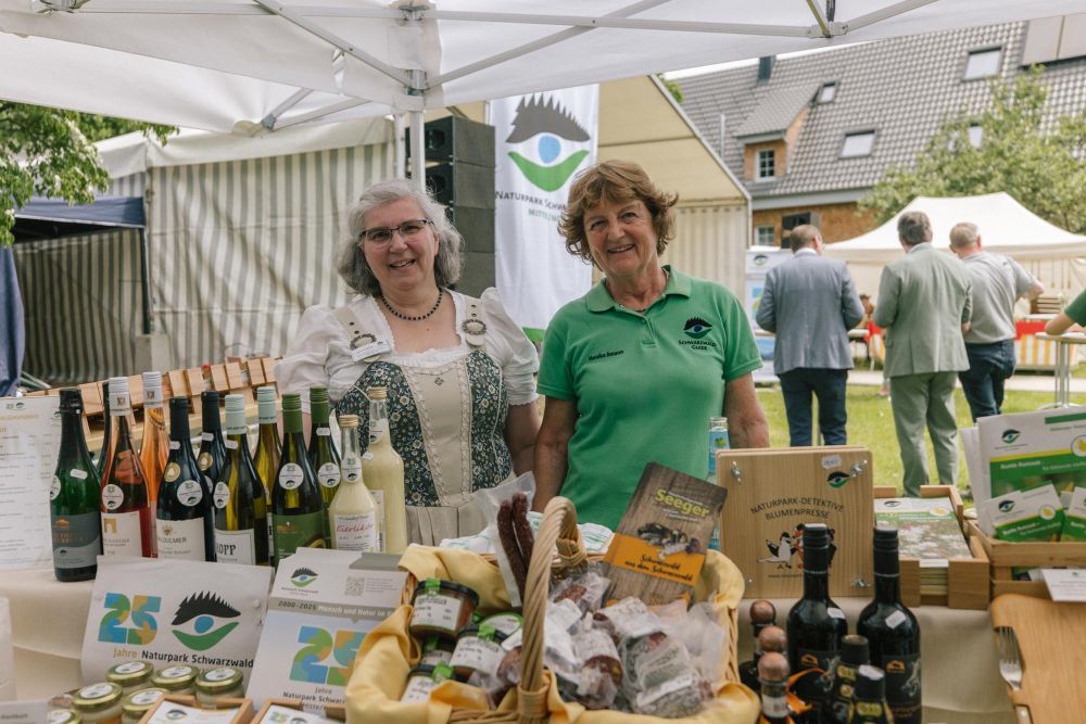 Naturpark-Markt-Stand